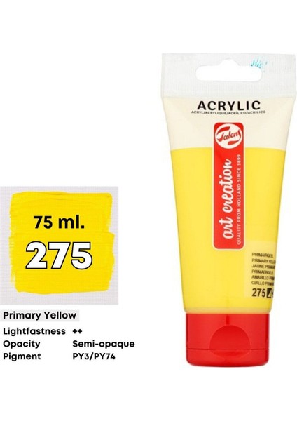 Art Creation Akrilik Boya 75ML 275 Primary Yellow