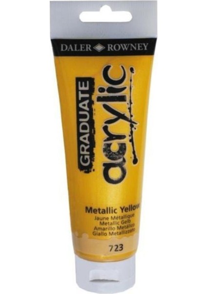 Graduate Akrilik Boya Graduate Acrylıc 120ML Metallic Yellow