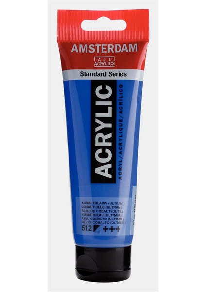 Akrilik Boya 120 Ml. 512 Cobalt Blue (Ultramarine)