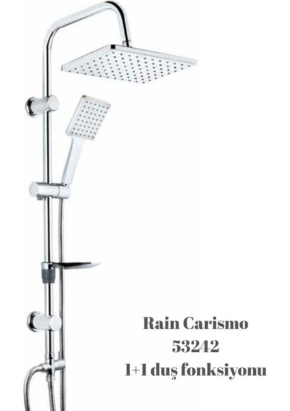 Rain Carismo Tepe Duş Seti (1+1 Fonksiyonlu)