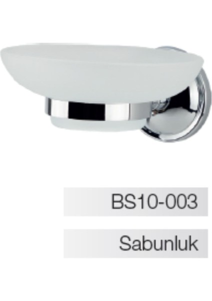 Bella Katı Sabunluk Camlı (10 Yıl Paslanmaz Garantili)