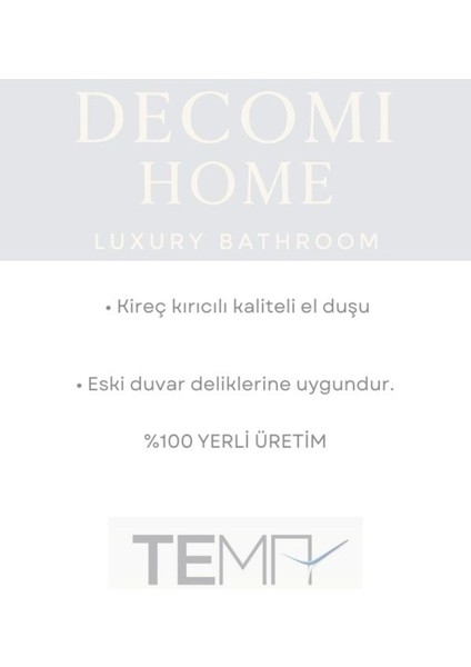 Tondo Askılı Duş Seti (3 Fonksiyonlu) fiyatları