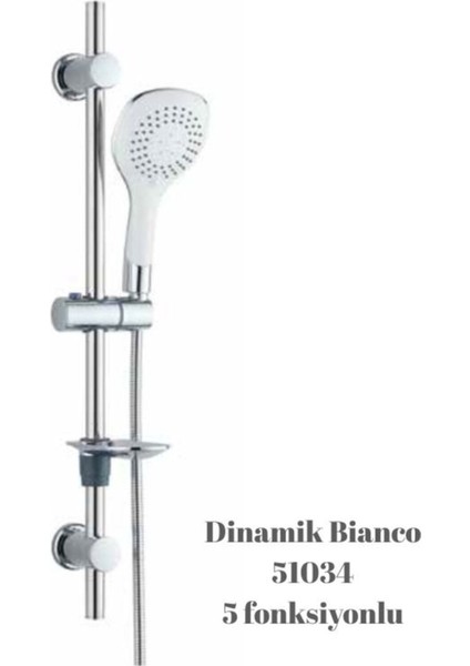 Dinamik Bianco Sürgülü Duş Seti