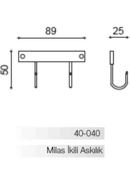 Bella Milas Ikili Askılık (10 Yıl Paslanmaz Garantili) fiyatları