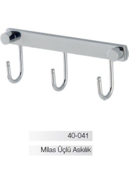 Bella Milas Üçlü Askılık (10 Yıl Paslanmaz Garantili)