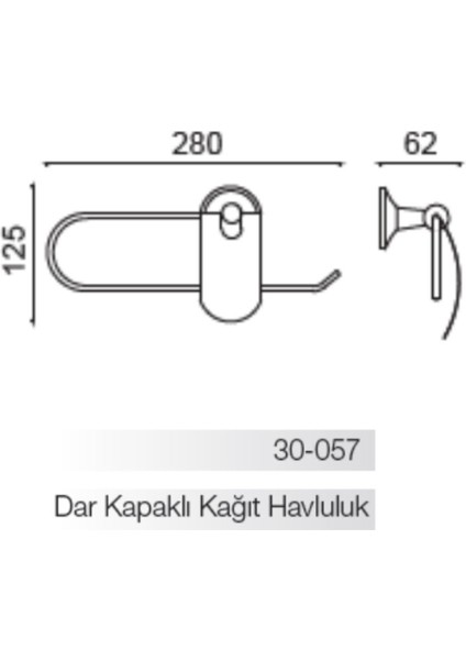 Bella Dar Kapaklı Kağıt Havluluk (10 Yıl Paslanmaz Garantili) fiyatları