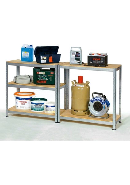 Metal Raf Sistemi 5 Raflı Yük Depo Dolabı