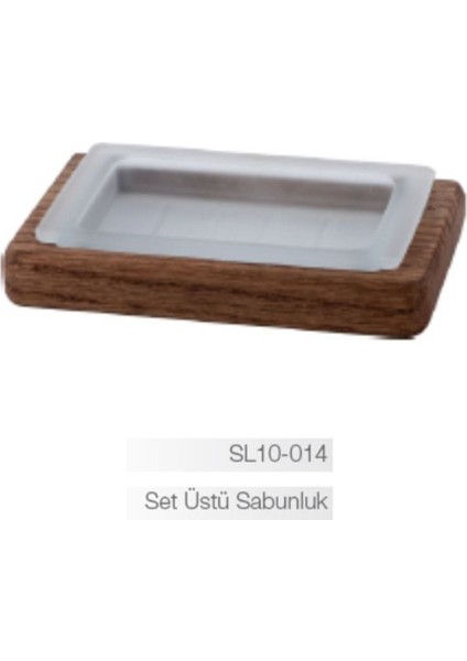 Selvi Ahşap Detaylı Set Üstü Katı Sabunluk