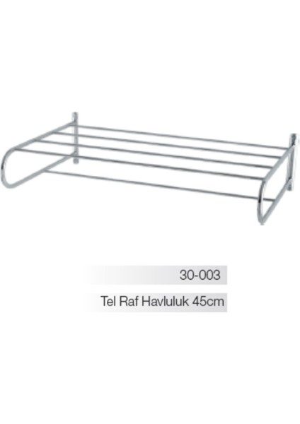 Bella Tel Raf Havluluk 45CM (10 Yıl Paslanmaz Garantili)