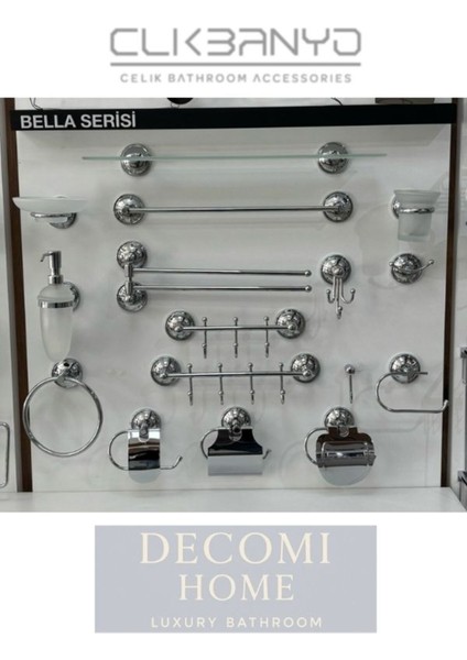 Bella Tel Raf Havluluk 45CM (10 Yıl Paslanmaz Garantili)