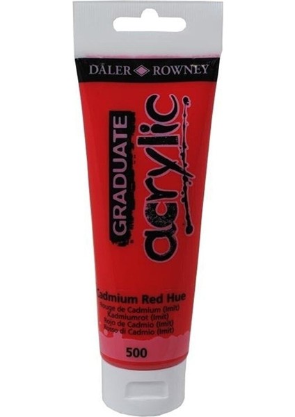 Graduate Akrilik Boya 120ML Cadmium Red Hue (500)