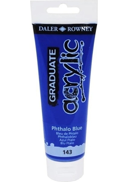Graduate Akrilik Boya 120ML 143 Phthalo Blue