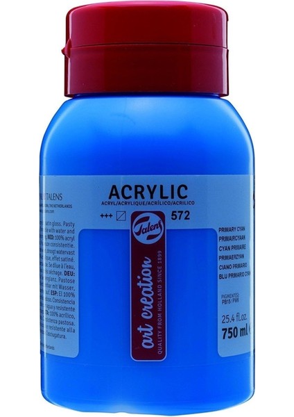 Art Creation Akrilik Boya 750ML 572 Primary Cyan