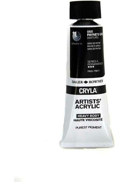 Cryla Heavy Body Artists' Akrilik Boya 75ML N:065 Payne's Gret