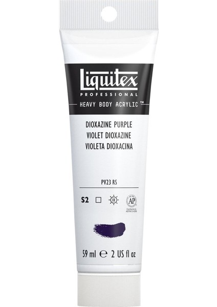 Professional Heavy Body Akrilik Boya 59ML Dioxazine Purple 186 S2 modelleri