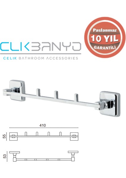KU10-010 Kumru 4'lü Askılık