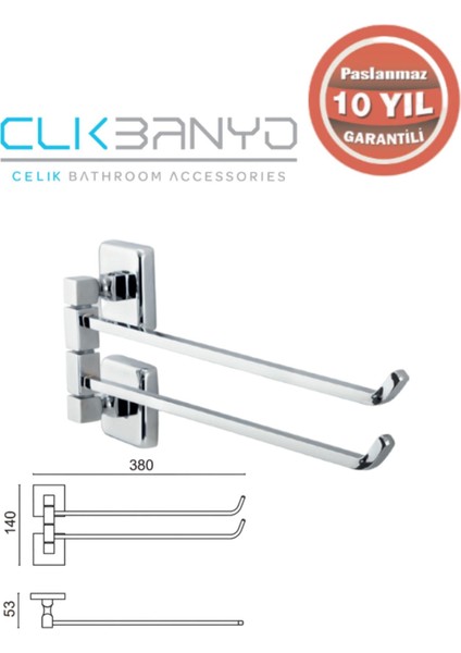 KU10-014 Kumru 2'li Döner Havluluk