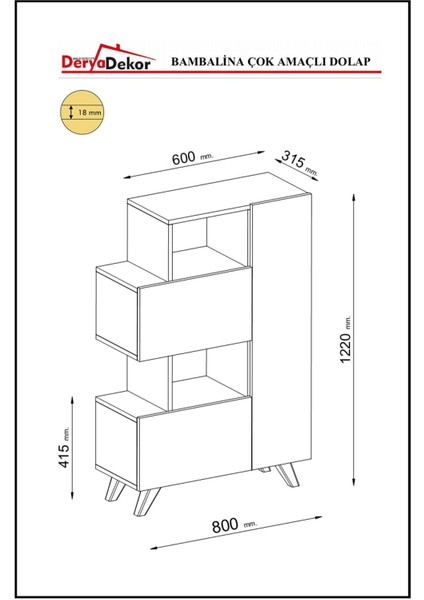 Bambalina Çok Amaçlı Dolap modelleri