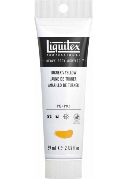: Professional Heavy Body : Akrilik Boya : 59 ml : Turner’s Yellow 730 S2