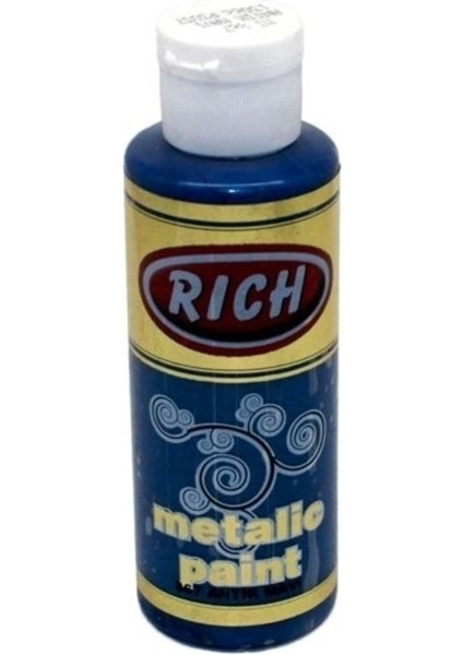 Antik Mavi Metalik Akrilik Boya 120CC