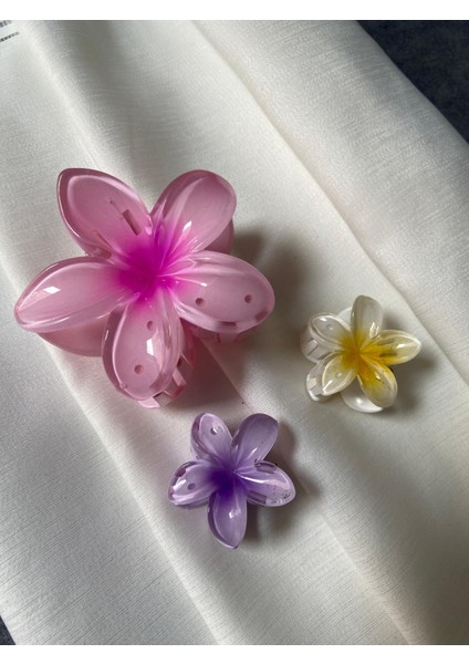 Lotus Toka 3 Lü Set Şık Renk ve Model Pembe-Sarı-Mor