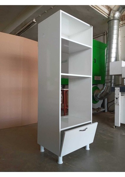 Renazzo Mobilya % 100 Mdflam Mutfak Fırın Bölmeli Mdf Dolap Ankastre Çok Amaçlı Dolap fırsatları