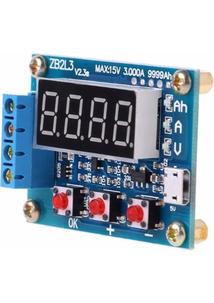 Akü Pil Kapasite Test Cihazı - 18650 Lion Batarya Deşarj ZB2L3 modelleri