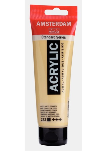 Standard Series Acrylic Tube 120 ml Naples Yellow Deep 223, Sarı Boya, Sarı Akrilik Boya, Boya