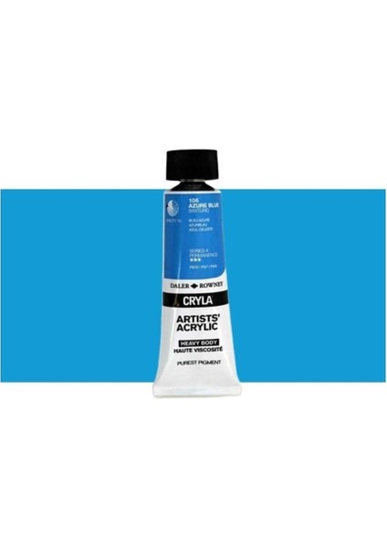Cryla Heavy Body Artists' Akrilik Boya 75ML N:106 Azure Blue fiyatları