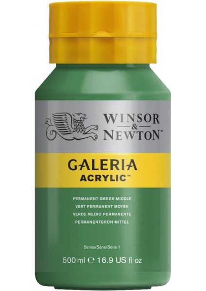 Galeria Akrilik Boya 500ML - Permanent Green Middle 484