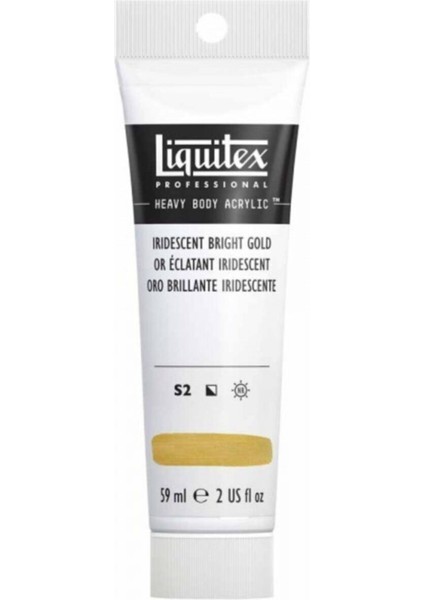 : Professional Heavy Body : Akrilik Boya : 59 ml : Iridescent Bright Gold 234 S2
