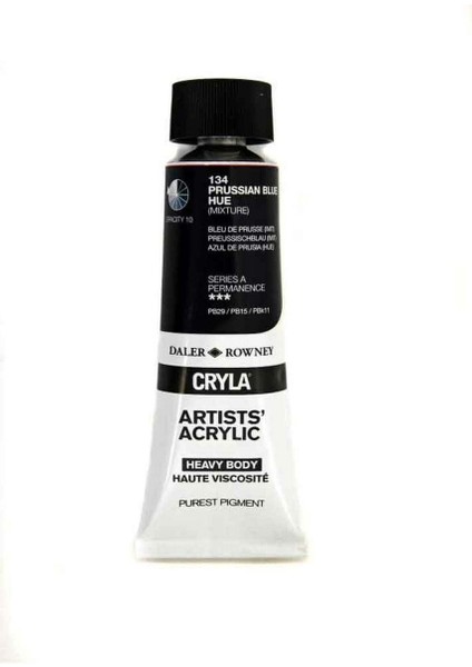 Cryla Heavy Body Artists' Akrilik Boya 75ML N:134 Prussian Blue Hue fiyatları