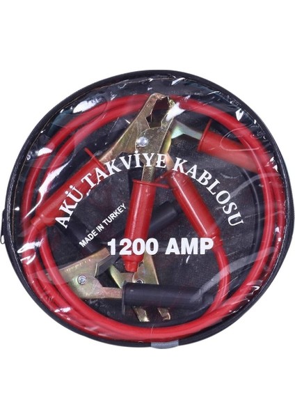 1200 Amper Akü Takviye Kablosu Taşıma Çantalı Kargo Bedava