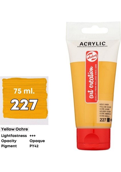 Art Creation Akrilik Boya 75ML 227 Yellow Ochre