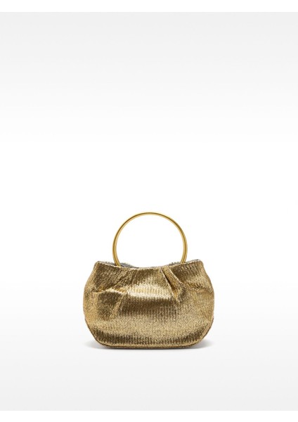Metalik Party Clutch Çanta