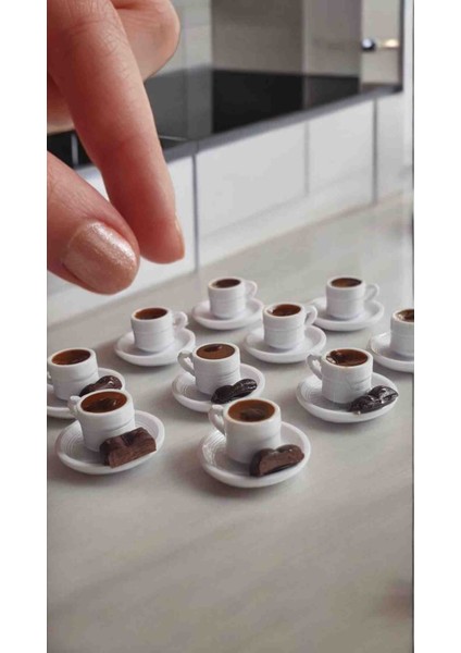 Minyatür 2 Adet Kahve Fincanı Telefon Süsü fiyatları