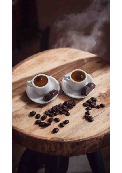 Minyatür 2 Adet Kahve Fincanı Telefon Süsü fırsatları