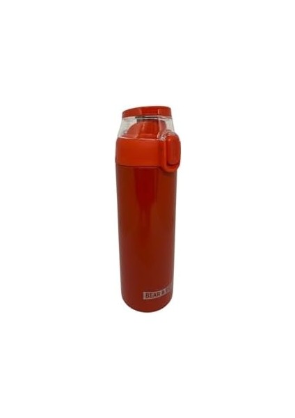 & Deer 450ML Otomatik Şeffaf Kapaklı Çelik Matara 8680965658405