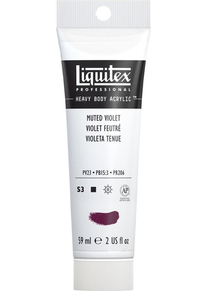 Professional Heavy Body Akrilik Boya 59ML Muted Violet 502 S3 modelleri
