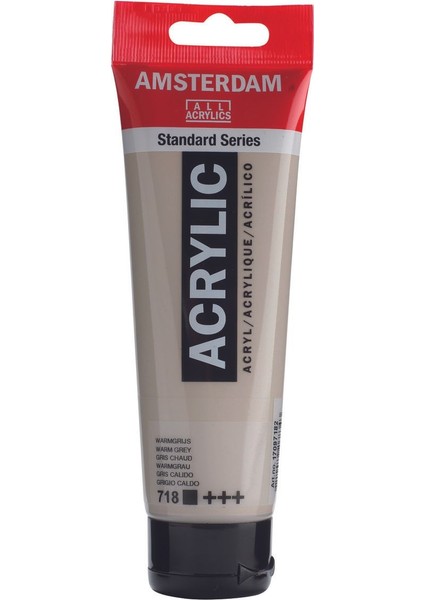 Amsterdam Akrilik Boya 120ML. N718 Warm Grey