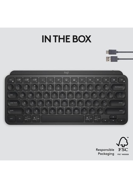 Mx Keys Mini Kablosuz Ingilizce Q Klavye Siyah