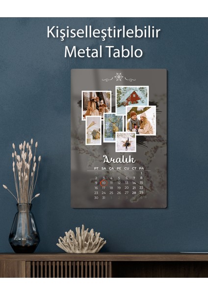 Kişiselleştirilebilir Metal Poster - Tarih / Önemli Gün / Yıldönümü / Takvim Temalı Metal Tablo 15 x 20