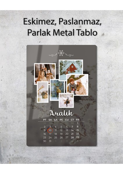 Kişiselleştirilebilir Metal Poster - Tarih / Önemli Gün / Yıldönümü / Takvim Temalı Metal Tablo 15 x 20 modelleri