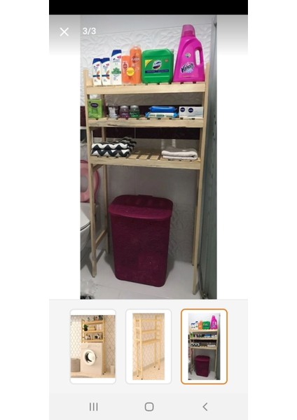 Banyo Düzenleyici Banyo Rafı Ahşap Dolap fırsatları