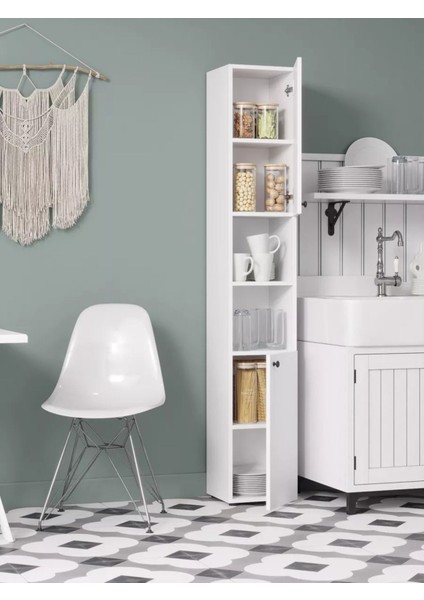 Posof Mdf Beyaz Çok Amaçlı Mutfak Dolabı (Gıda Dolabı) (1. Sınıf Mdf) modelleri