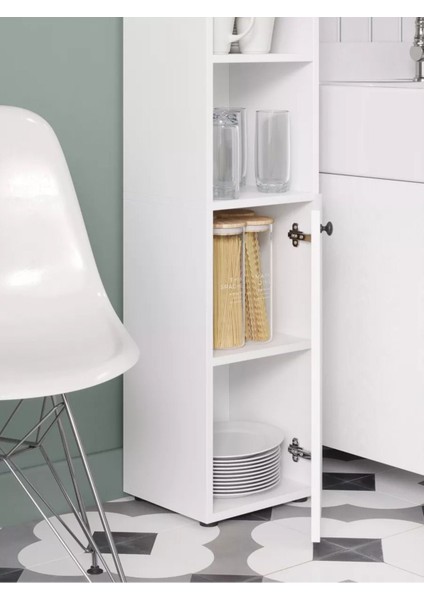 Posof Mdf Beyaz Çok Amaçlı Mutfak Dolabı (Gıda Dolabı) (1. Sınıf Mdf) fırsatları