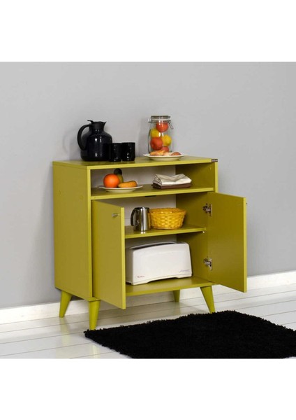 London Çok Amaçlı Dolap ADR-220-YY-1 Yeşil