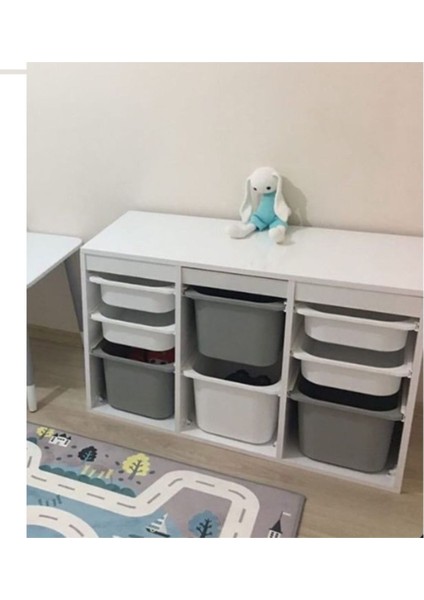 Beyaz Çok Amaçlı Dolap Mdf Ceylin3