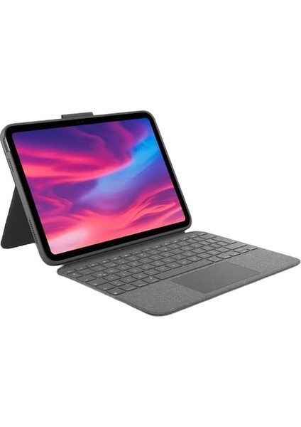 Combo Touch iPad 10. Nesil ile Uyumlu Klavyeli Tablet Kılıfı Kum (Sand)
