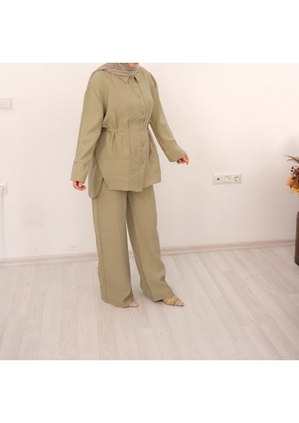 Bayan Yeşil Renk Tesettür Takım fiyatları